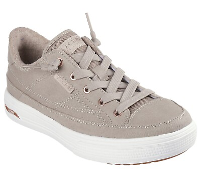 #ad Women#x27;s Skechers Arch Fit Arcade Meet Ya There Comfortable Taupe Medium US $46.69