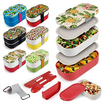 #ad Bento Box Adult Lunch Boxes Japanese Lunch Containers for Adults Lunchbox S... $26.95