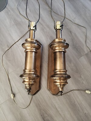 #ad Vintage Wall Mount Lamps $40.00