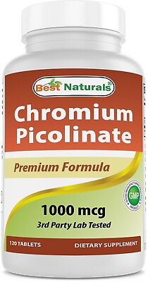 #ad Best Naturals Chromium Picolinate 1000 mcg 120 Tablets $10.99