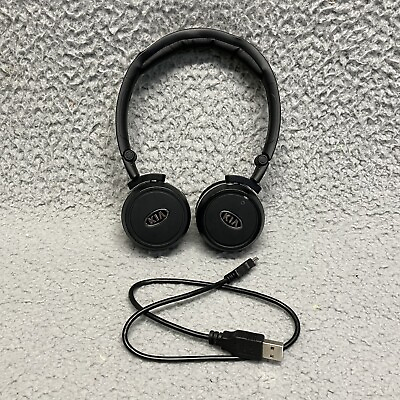 #ad Kia P102 Black amp; Silver Wireless Bluetooth Adjustable On Ear Headphones TESTED $18.39