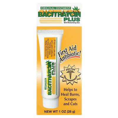 #ad Bacitraycin Plus Antibiotic Original Ointment with Moisturizing Aloe Vera 1 Oz $12.32