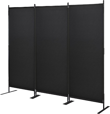 #ad 3 Panel Room Divider Folding Privacy Screen Portable Wall Divider Freestanding P $64.99