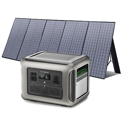 #ad ALLPOWERS 2500W LiFePO4 Solar Generator RV With 400W Portable Solar Panel IP67 $1399.00