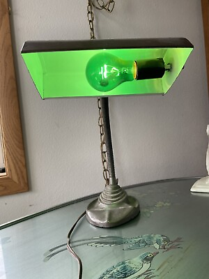 #ad Atomic Age Student Desk Lamp Mid Century Metal IRON Vintage Industrial Design $125.00