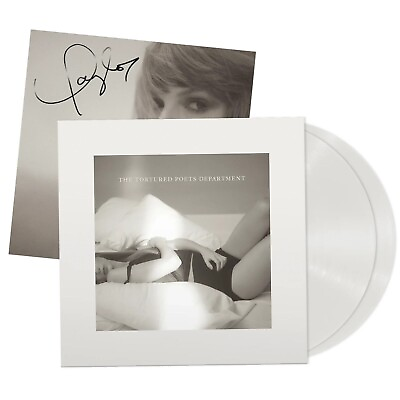#ad Taylor Swift The Tortured Poets Department Vinyl LP W Hand Signed HEART 💕 #26 $329.99