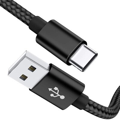 #ad Braided USB C Type C Fast Charging Data SYNC Charger Cable Cord 3 6 10FT LONG $5.99