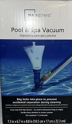 #ad NEW Mainstays Swimming Pool amp; Spa Vacuum Head Garden Hose Attachable EFFECTIVE $15.99
