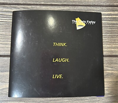 #ad VTG RARE The Chris Farley Foundation Think Laugh Live CD $209.99