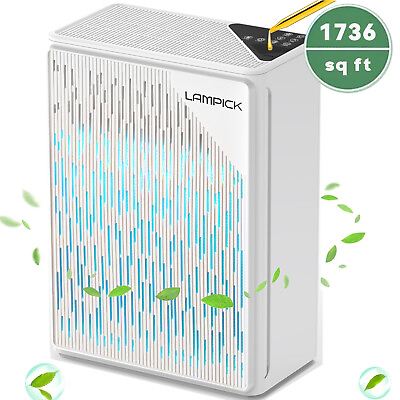 #ad Air Purifiers with HEPA 13 FilterAir Cleaner Up to 1736 Sq.FtRemove Odor Smoke $112.09
