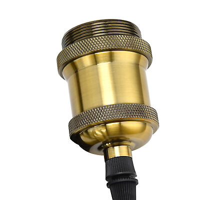 #ad NEY 1 To 6 Metal Ceiling Lamp Holder E26 E27 Gold Bronze Light Holder For Home $73.67