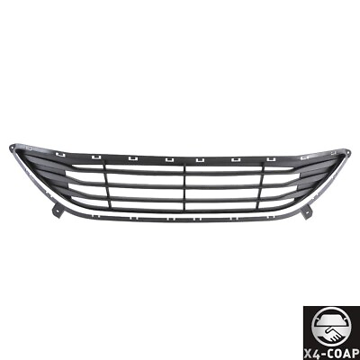 #ad Fit For Hyundai Elantra 11 13 Front Bumper Grille Lower Center With Chrome Trim $30.69
