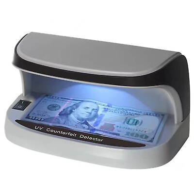 #ad WINBO UV Counterfeit Bill Money Detector Small Footprint Portable Recharge... $51.99