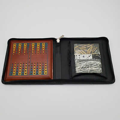 #ad Portable Backgammon Board in Case. $14.99