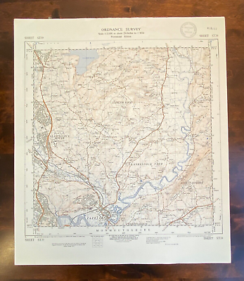 #ad ORDNANCE SURVEY OS Map Sheet ST39 Caerleon WALES 1970 Provisional Ed. M293 GBP 19.47
