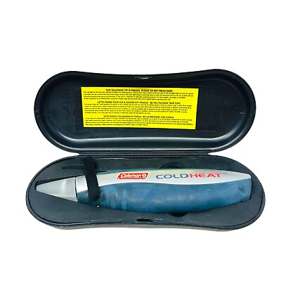 #ad Coleman Cold Heat Battery Operated Cordless Soldering Tool with Case $16.77