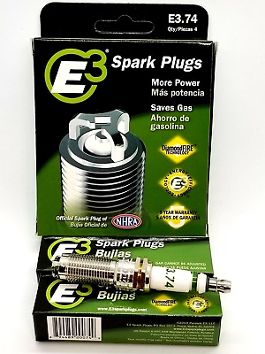#ad E3.74 E3 Premium Automotive Spark Plugs 6 SPARK PLUGS $38.99