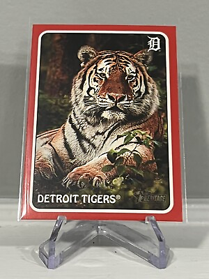 #ad 2024 Topps Heritage 1975 Zoo’s Who Stick Ons 75Z 1 Detroit Tigers SSP RED BORDER $13.99