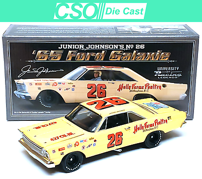 #ad Junior Johnson 1965 Ford Galaxie University of Racing 1 24 Die Cast NEW $77.99