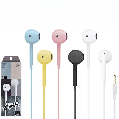 #ad Headphones Wired Earphone White Headphones Earbuds 3.5mm Jack for Android iOS US $3.89
