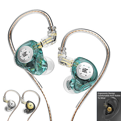 #ad KZ EDX Pro in Ear Stage Monitor Headphones Dual Magnetic Dynamic Earphones T6R1 $12.15