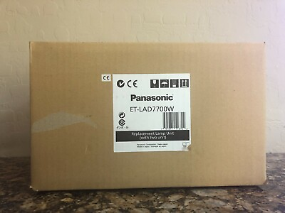 #ad GENUINE 2 Pack Panasonic ET LAD7700W Lamp BRAND NEW SEALED PT D7700 PT DW7000 $199.00