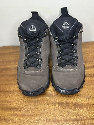 #ad Women’s Nike Acg Hiking Boots Sz 7 Y2K VTG Boots GUC Brown $69.99