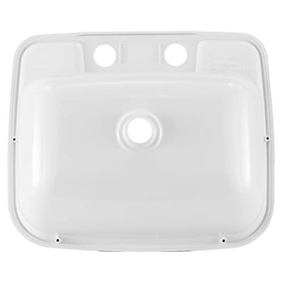#ad Rectangle RV Bathroom Sink Single Bowl Lavatory Sink Camper Sink Plastic $49.15