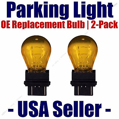 #ad Parking Light Bulb 2 pack OE Replacement Fits Listed Ford Vehicles 3757NA LL $12.46