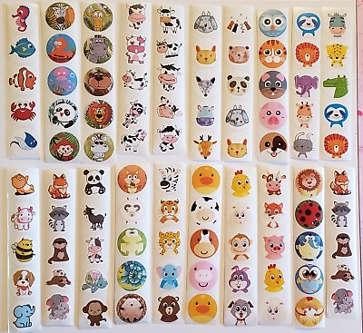 #ad 100 Cute Toddler Stickers Reward Stickers For Kids Animal Stickers Kids Stickers $3.75