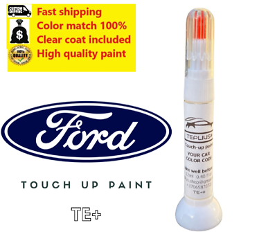 #ad For FORD EDGE OXFORD WHITE 4MF YZ 6887 6466 5W Touch up paint pen with brush $14.99