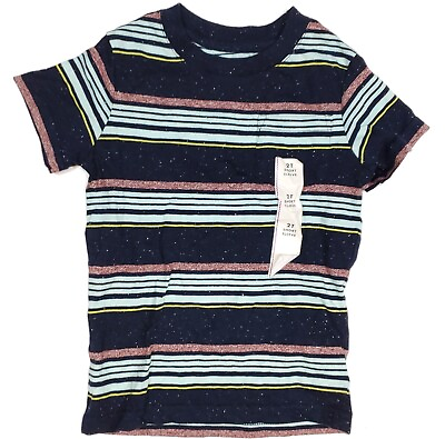 #ad Cat And Jack Baby Shirt Striped Multicolor Size 2T $9.99