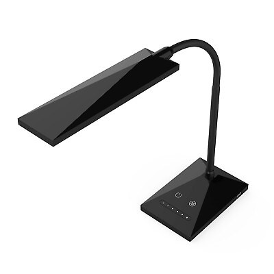 #ad 12W 7 LED Touch Sensor Flexible Dimmable Desk Table Lamp Read Light School Lamp $11.99