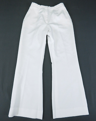 #ad US Navy Women#x27;s Pants 12 MP Petite White Jumper Slacks Summer Service Dress $14.65