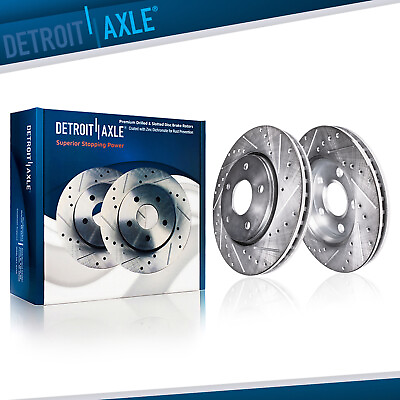 #ad Front DRILLED Brake Rotors for Acura CL MDX TL TSX Accord Odyssey Pilot $77.97
