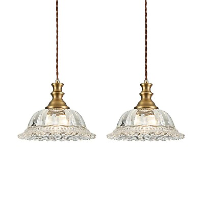 #ad #ad Glass Pendant Lights Modern Pendant Lighting Fixtures Hanging Lamp Brushed Fi... $216.79