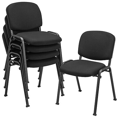 #ad 5PCS Office Guest Chair Stackable Reception Chair Waiting Conference Room $279.99
