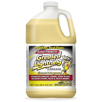 #ad Greased Lightning Fresh Scent Cleaner and Degreaser 1 gal Liquid Pack of 4 $56.48