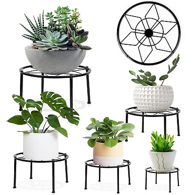 #ad Metal Plant Stands Anti Rust Iron Flower Pot Stand Heavy Duty Plant Pot She... $24.92