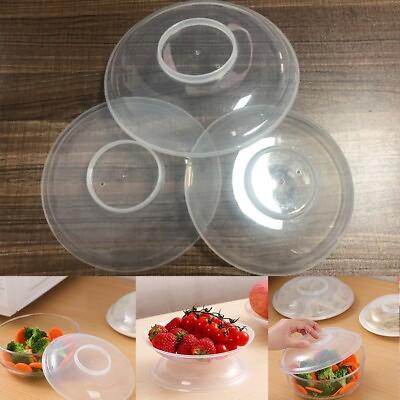 #ad With Holes Microwave Splatter Cover Food Plate Cover Kitchen Lid Storage Cover $8.23