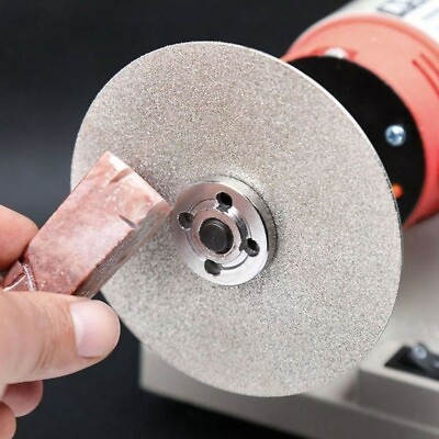 #ad Efficient 4 inch Coated Flat Lap Wheel for Jewelry Polishing Grinding $9.93