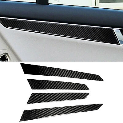 #ad Carbon Fiber Interior Door Panel Cover Fit Fits Mercedes Benz C Class W204 07 13 $28.99