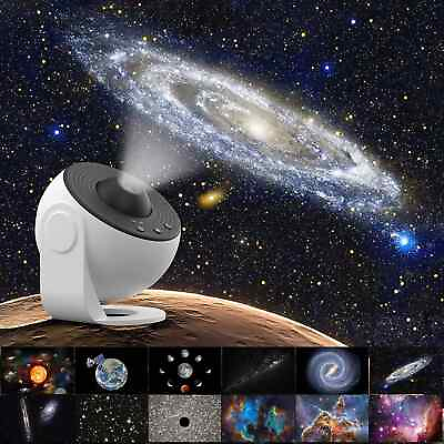 #ad New LED Galaxy Projector Starry Night Light Moon Star Sky Nebula Projection Lamp $30.59