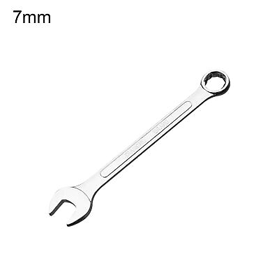 #ad 6 18mm Spanner High Hardness Anti rust Sturdy Dual head Ratcheting Spanner 7mm $6.92
