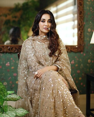 #ad BOLLYWOOD PAKISTANI INDIAN WEDDING SUIT NEW GOWN SALWAR KAMEEZ PARTY WEAR DRESS $51.98
