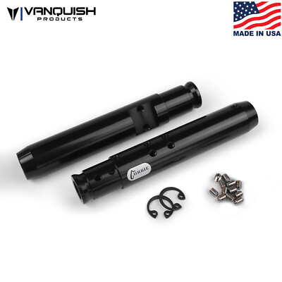 #ad Vanquish VPS07551 Currie XR10 Width Rear Tubes Black Anodized SCX10 $32.99
