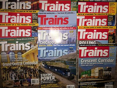 #ad Trains 2013 Magazine 12 Issues Magazines $109.99