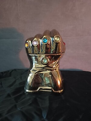 #ad Marvel THANOS Infinity Gauntlet Glove Hand Lidded Cookie Snack Jar $31.85