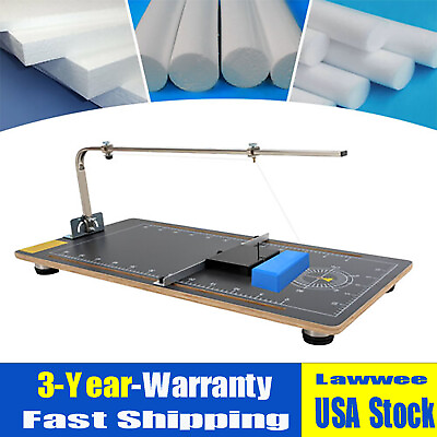 #ad Hot Wire Foam Cutter Working Table Tool Desktop Styrofoam Cutting Machine 30W $99.75