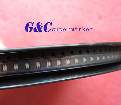 #ad 50PCS SMD SMT 0805 Super bright GREEN LED lamp Bulb $2.02